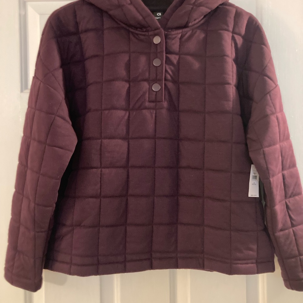 Maroon Gap Fit hooded sweatshirt. Size S